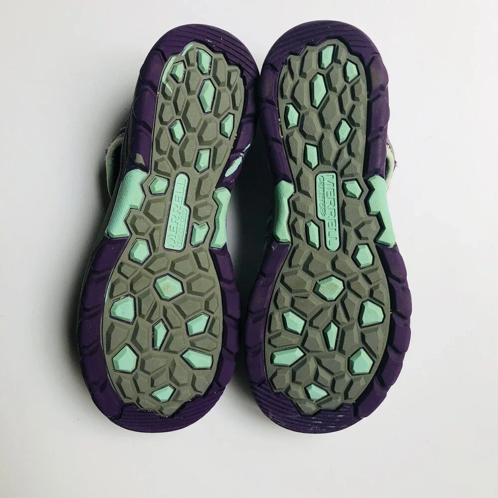 Merrell A select Hidro Fresh Sandals Youth Size 4M Purple/Blue/Gray Teal Closet
